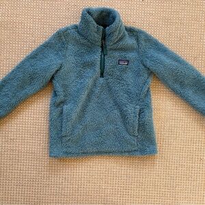 Patagonia Kids Teal Fleece Hoodie